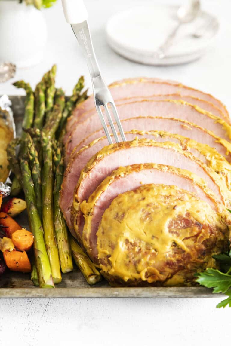 Easter Ham Dinner on a Sheet Pan - Spoonful of Flavor