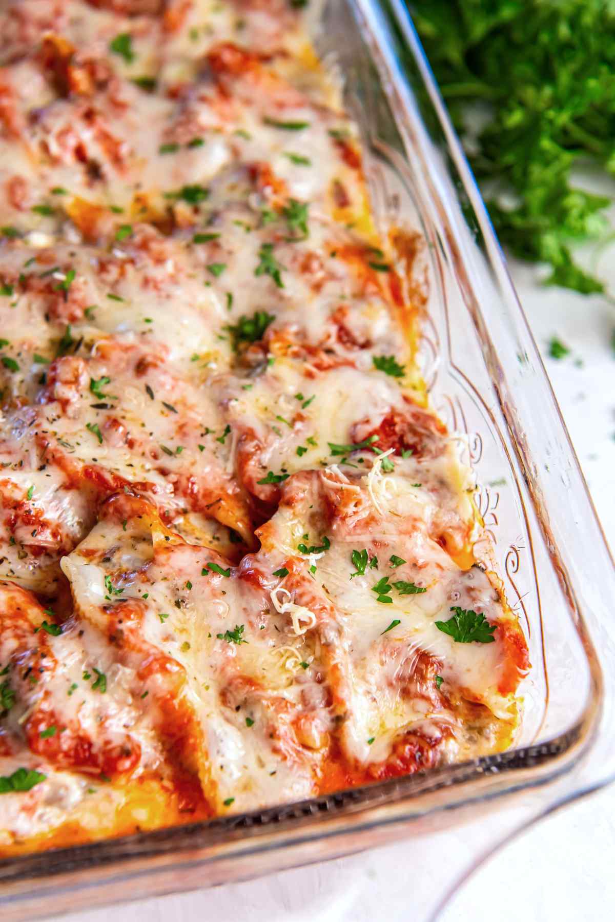 stuffed-shells-with-ground-beef-served-on-plate